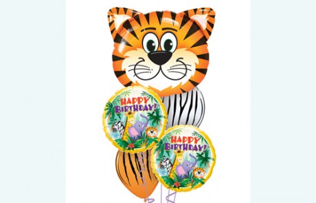 Balloon Bouquets |Happy Birthday | Tiger | Jungle Animals