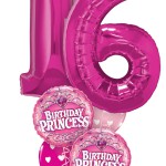 Balloon Bouquets | Sweet 16 |Birthday Princess | Pink