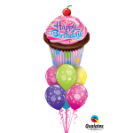 Balloon Bouquets | Cupcake |Birthday Princess | Pink