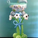 Baby Boy | Stroller | Standing Bouquet | New borns